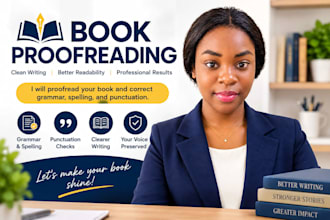 proofread and edit your book or manuscript