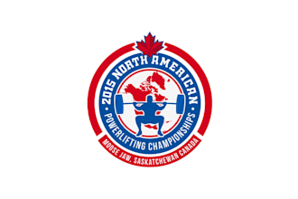 design power lifting gym championship logo