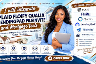 integrate plaid floify qualia lendingpad fileinvite and mortgage tools