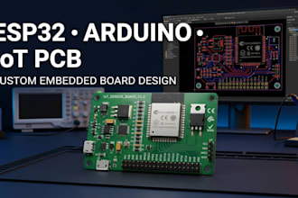 design esp32 arduino iot pcb and embedded system circuit boards