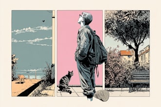 draw custom comic book pages, graphic novel art, and sequential illustration