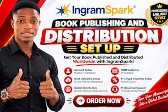 handle ingramspark book publishing and distribution set up