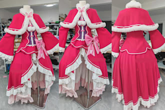 sew custom cosplay clothing anime custome game character outfit sewing pattern