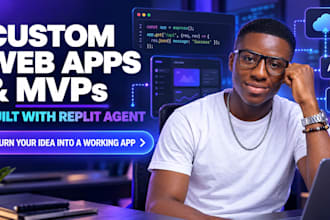 build a custom web app mvp or micro saas using replit agent