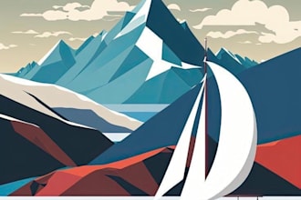 draw your boat into vector illustration