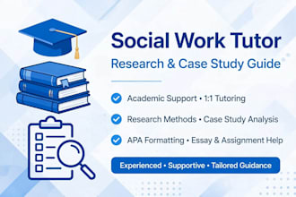 tutor social work research, case study and study notes
