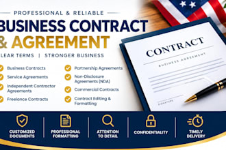 draft a professional business contract and agreement