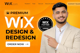 create a professional wix website or wix website redesign