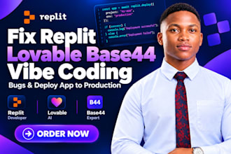 fix replit ai app replit website deploy base44 expert   lovable base44 app