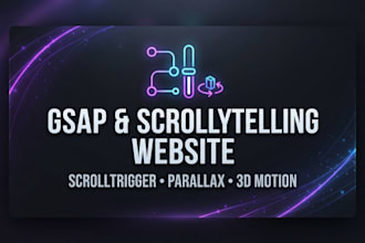 build an immersive scrollytelling website with gsap
