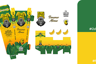 design a print ready dieline and box template product packaging, die cut line