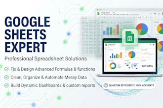 fix, format, and create formulas in google sheets