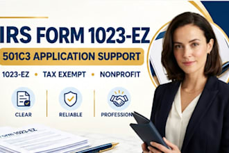 prepare irs form 1023 ez for your 501c3 nonprofit
