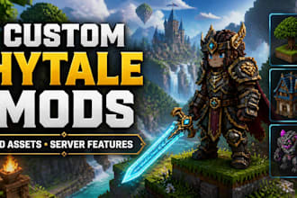 create professional hytale mods, plugins, and server features