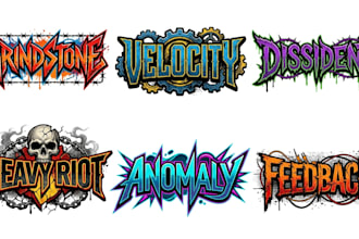 design groove metal, nu metal and alternative metal logo