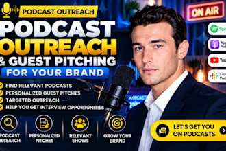 do podcast outreach and guest pitching for your brand