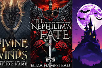 do fantasy book cover design ebook cover paper back