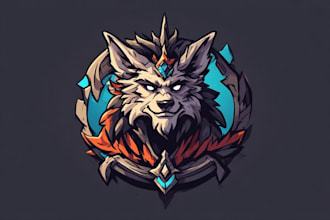 design unique fantasy character logo