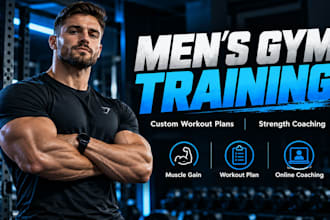 coach men with beginner gym workouts and strength training