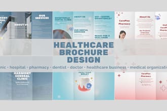 design professional medical and healthcare brochures