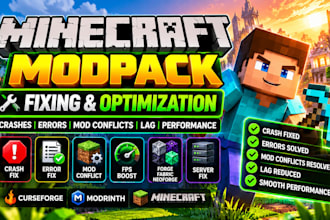 minecraft modpack crash fixing mod conflict resolution and lag optimization