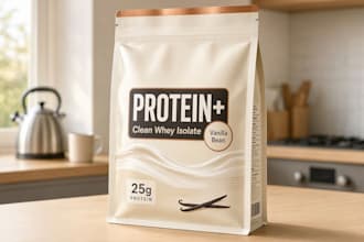 design premium product pouch packaging