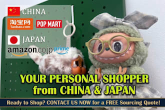 be your personal shopper in japan thailand and china to buy and ship items