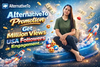 promote your alternativeto organically for more views, followers engagement