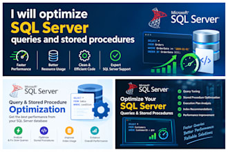optimize sql server queries and stored procedures