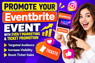 promote your eventbrite event with event marketing and ticket promotion