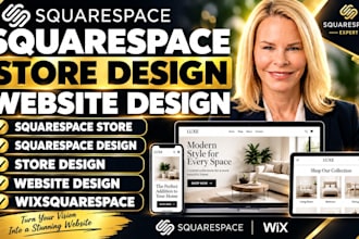 design squarespace store, squarespace store design, squarespace website design