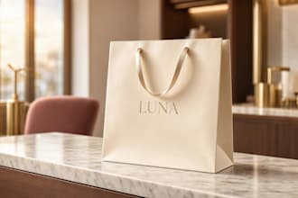 design modern branded shopping bags for your company
