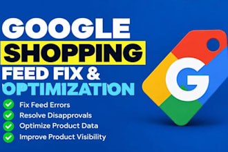fix google shopping products feed errors, optimize product listings disapproval