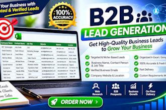 b2b lead generation and build a targeted business email list