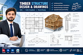 provide civil and structural engineering plans, calculations, and design