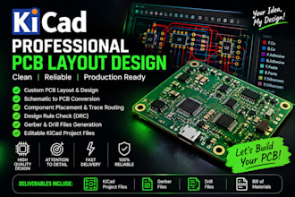 a professional pcb layout using kicad