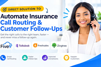 automate insurance call routing customer follow ups using five9 talkdesk ytel