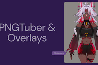 create custom pngtuber, chibi, and stream graphic assets