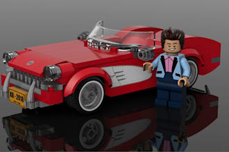 design a custom lego lego moc 3d lego model lego minifigure lego design lego car