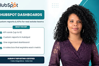 create your custom reports and dashboards on  hubspot