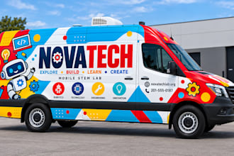 design mercedes sprinter van wrap design commercial fleet branding print ready