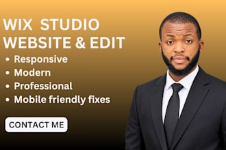 edit wix website redesign wix website fix wix website edit wix studio website
