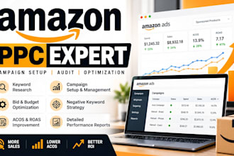 manage and optimize amazon PPC sponsored ads campaigns