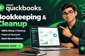 do accounting and bookkeeping in quickbooks online with quickbooks cleanup