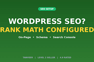 setup wordpress seo with rank math for google rankings