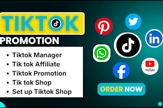 tiktok marketing tik tok affiliate tik tok shop tiktok manager setup tiktok shop