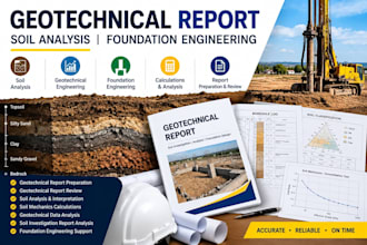 geotechnical report soil analysis, soil mechanics foundation design