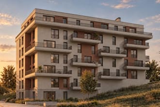 design stunning 3d apartment houses with realistic rendering