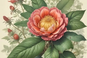 hand paint botanical illustrations