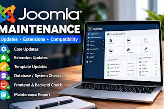 update and maintain your joomla website professionally